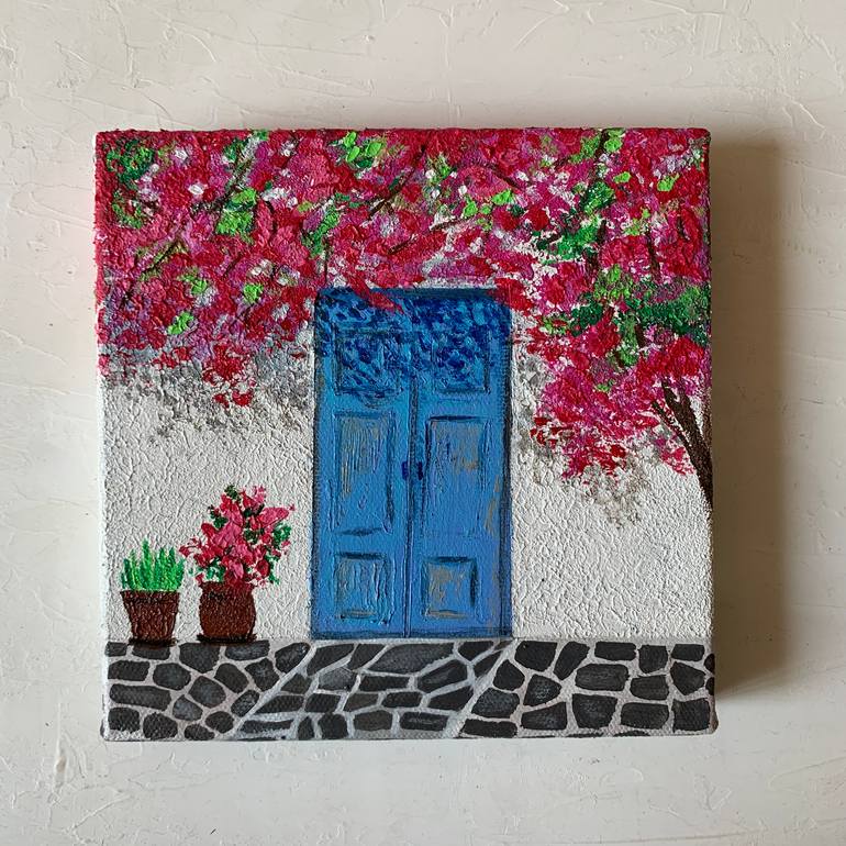 Original Impressionism Architecture Painting by Amita Dand