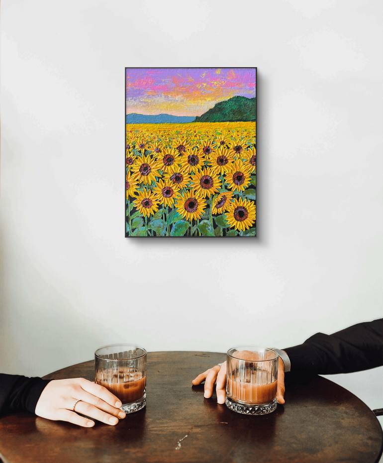 Original Impressionism Landscape Painting by Amita Dand