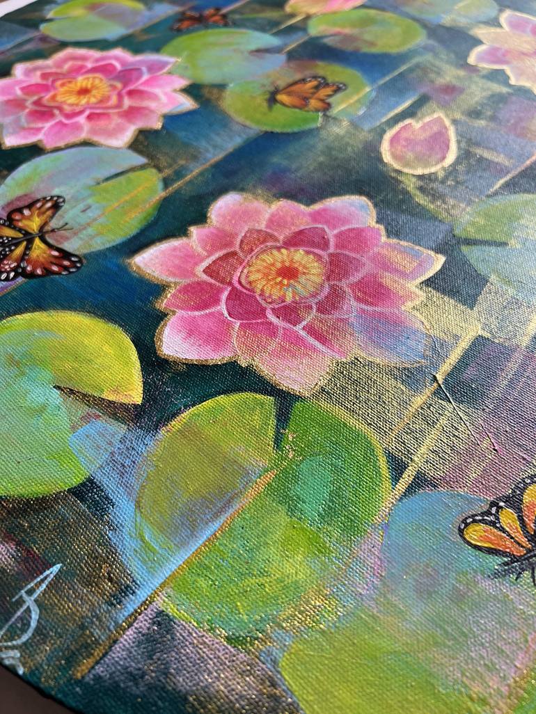 Original Floral Painting by Amita Dand