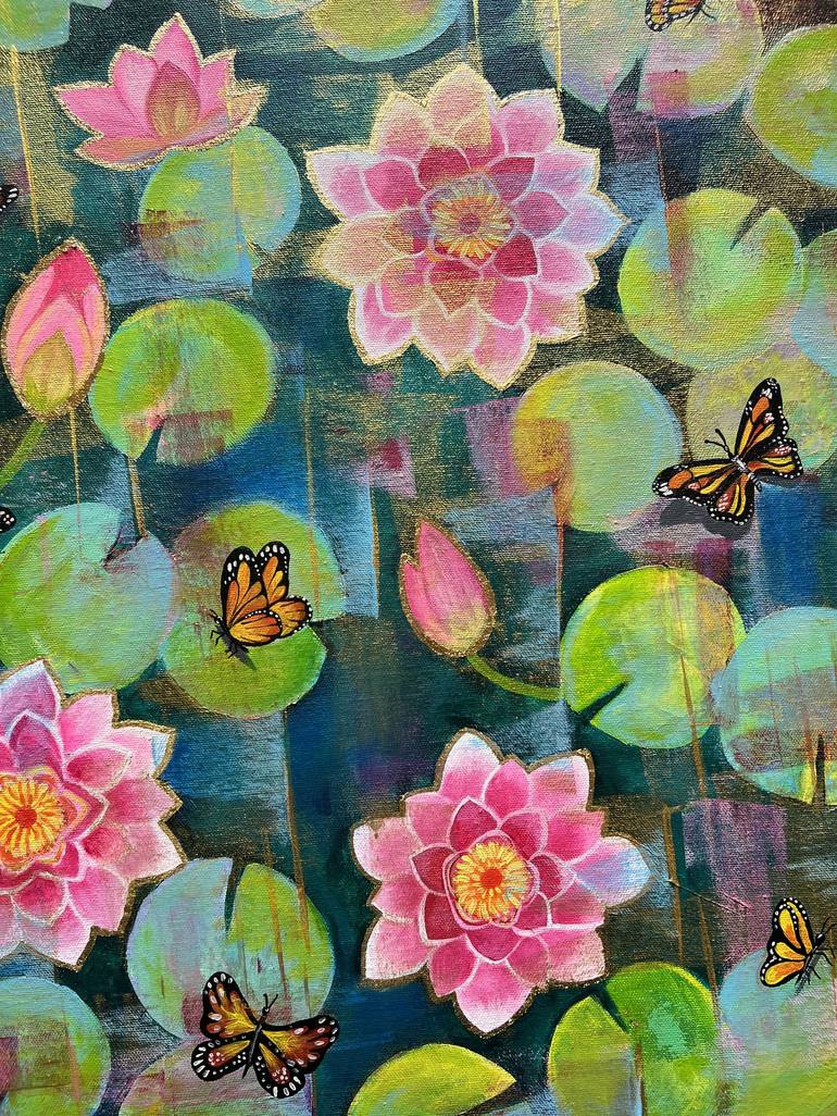 Original Floral Painting by Amita Dand