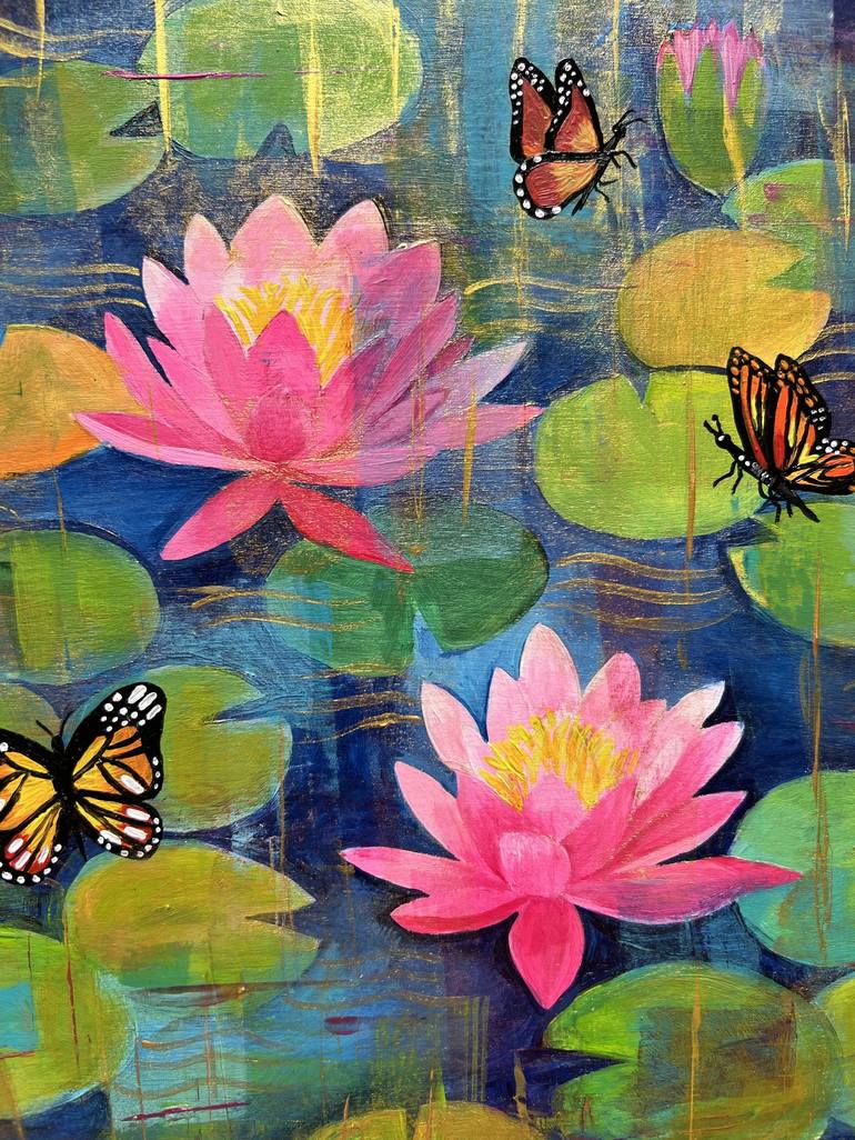 Original Contemporary Floral Painting by Amita Dand