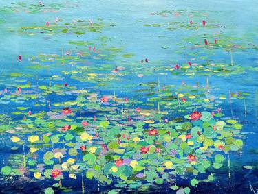 A slice of heaven! Water lilies painting thumb