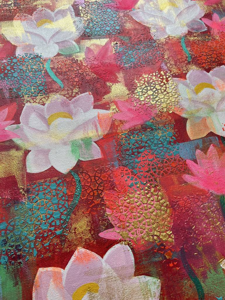 Original Contemporary Floral Painting by Amita Dand