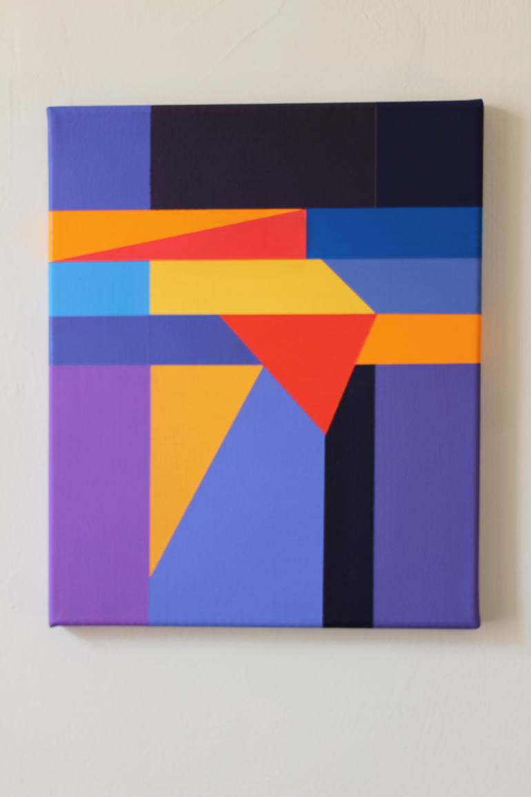 Original Geometric Painting by Jon Redman