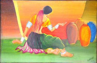 Print of Fine Art Home Paintings by Aakanksha Dayma