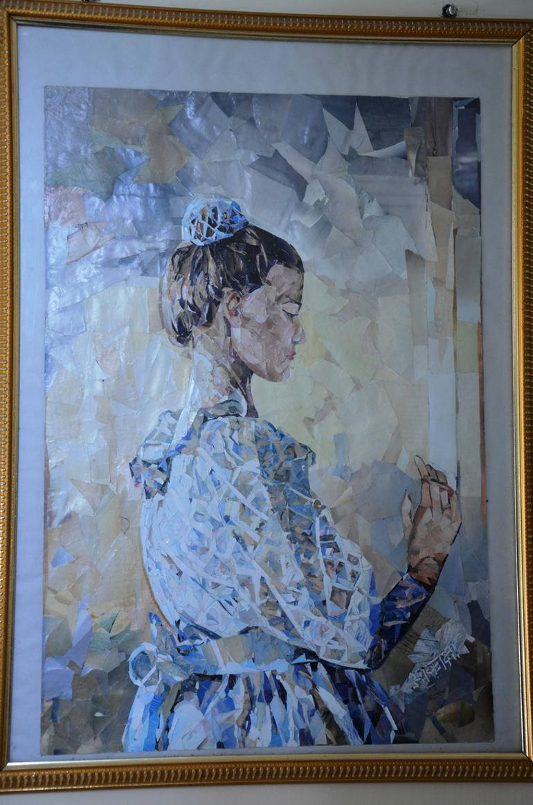 Original Impressionism People Collage by Aakanksha Dayma