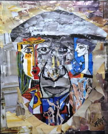 Original Abstract Celebrity Collage by Aakanksha Dayma