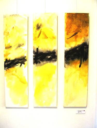 Original Abstract Nature Paintings by fereshteh stoecklein