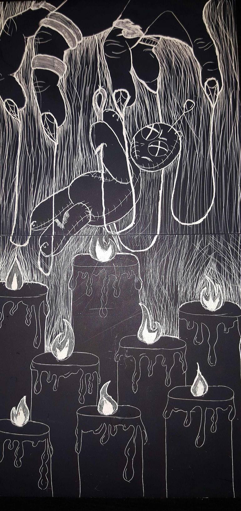 Original Illustration Abstract Drawing by Paige Mcghee