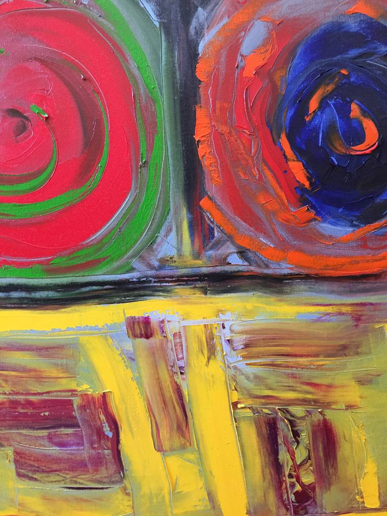 Original Abstract Painting by Richard Schlicher