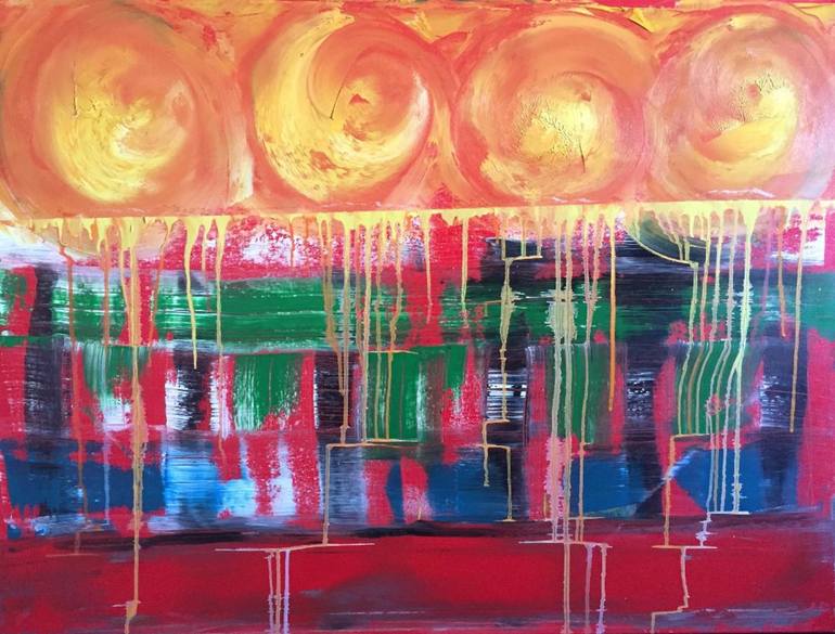 Original Abstract Expressionism Abstract Paintings by Richard Schlicher