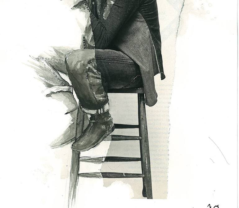 Original Modernism People Drawing by Jelena Arsic