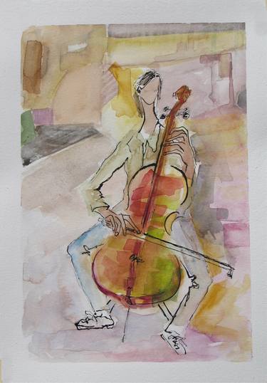 Original Music Paintings by Patricia Riascos