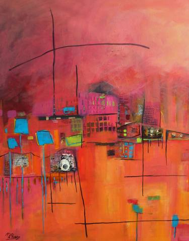 Original Abstract Paintings by Patricia Riascos