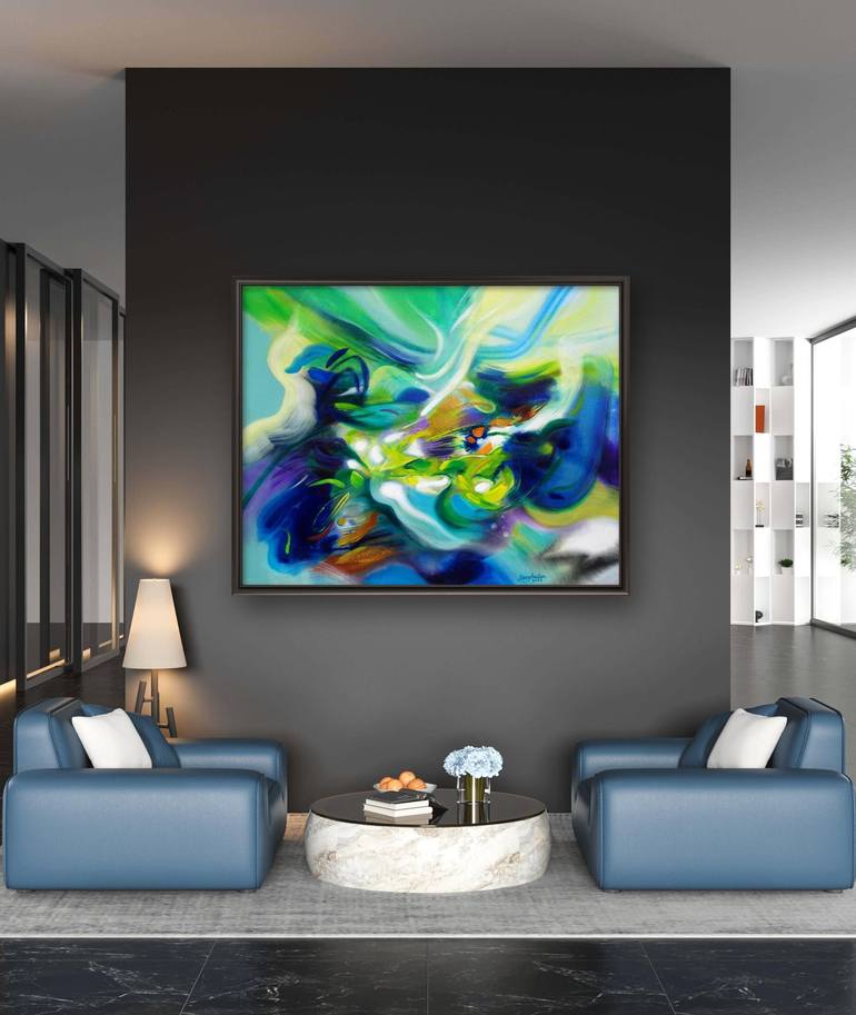 Original Abstract Painting by LIANG Hailun