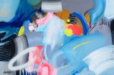 Original Abstract Paintings by LIANG Hailun