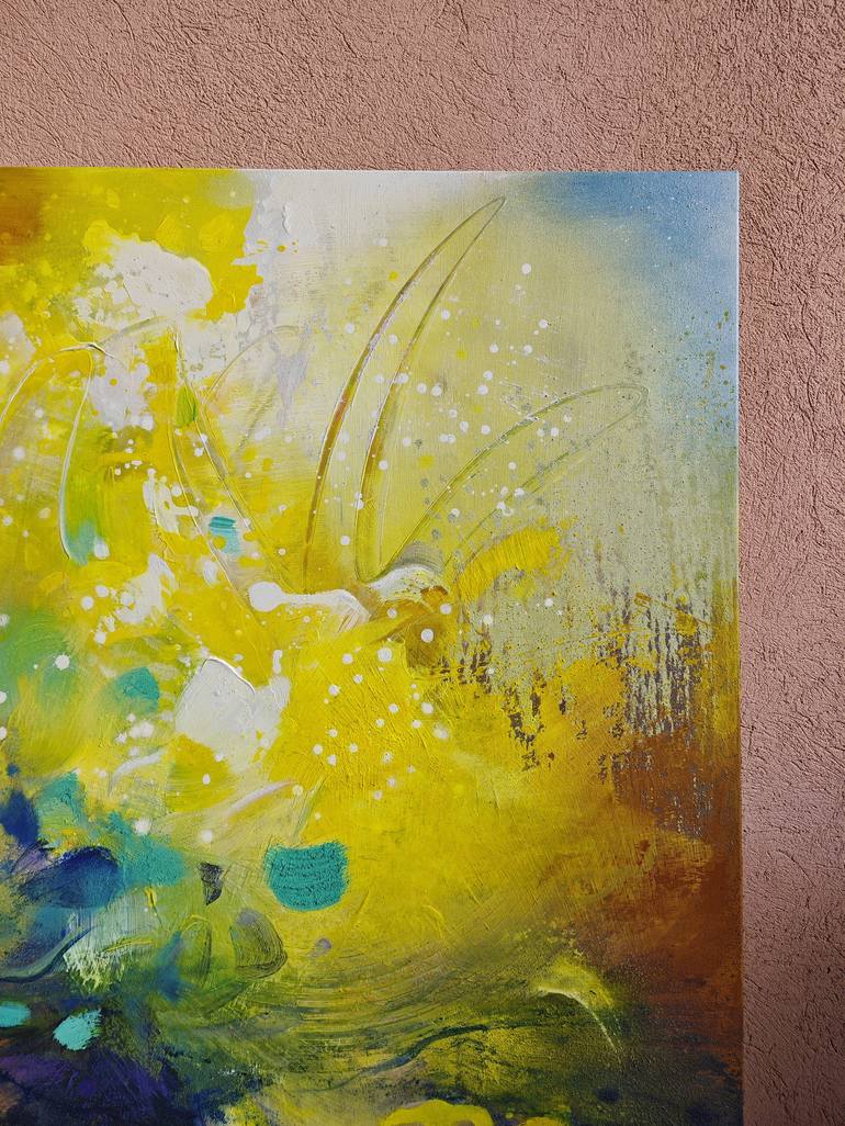 Original Art Deco Abstract Painting by LIANG Hailun