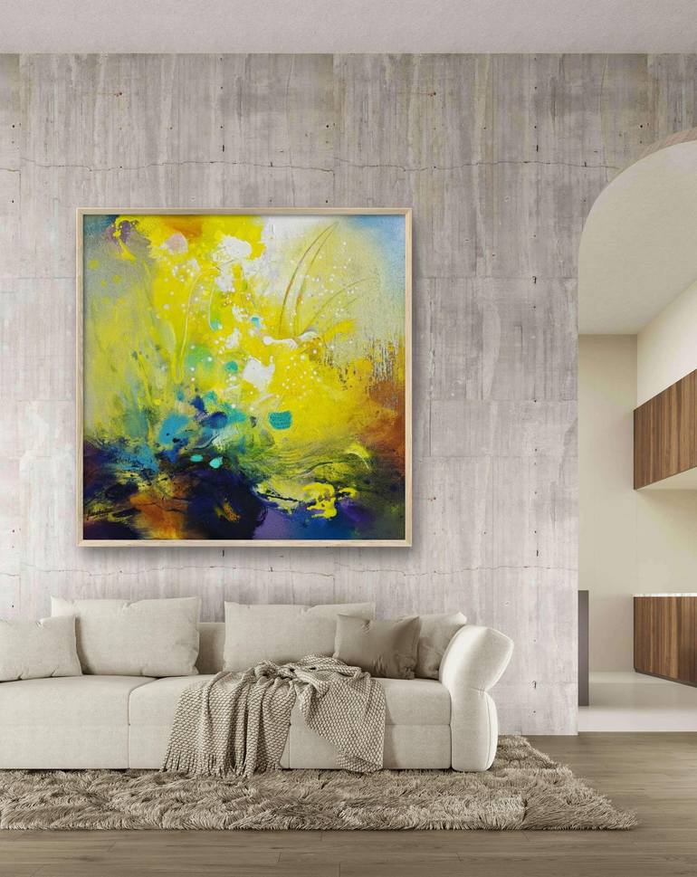 Original Art Deco Abstract Painting by LIANG Hailun