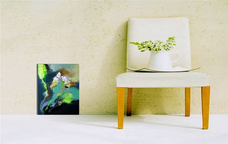 Original Fine Art Abstract Painting by LIANG Hailun