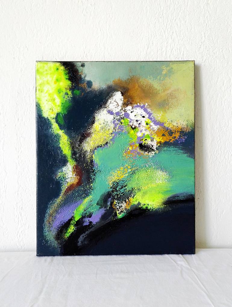 Original Fine Art Abstract Painting by LIANG Hailun