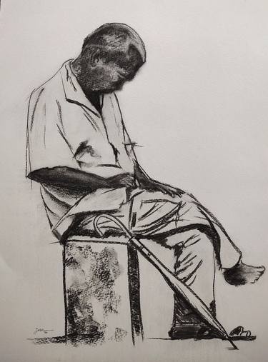 Original Expressionism People Drawings by Jose Ilao