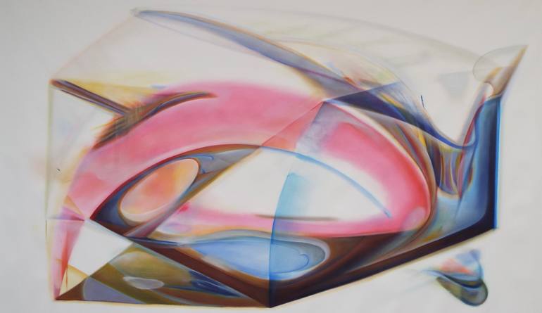 Original Abstract Painting by Naomi Yuki