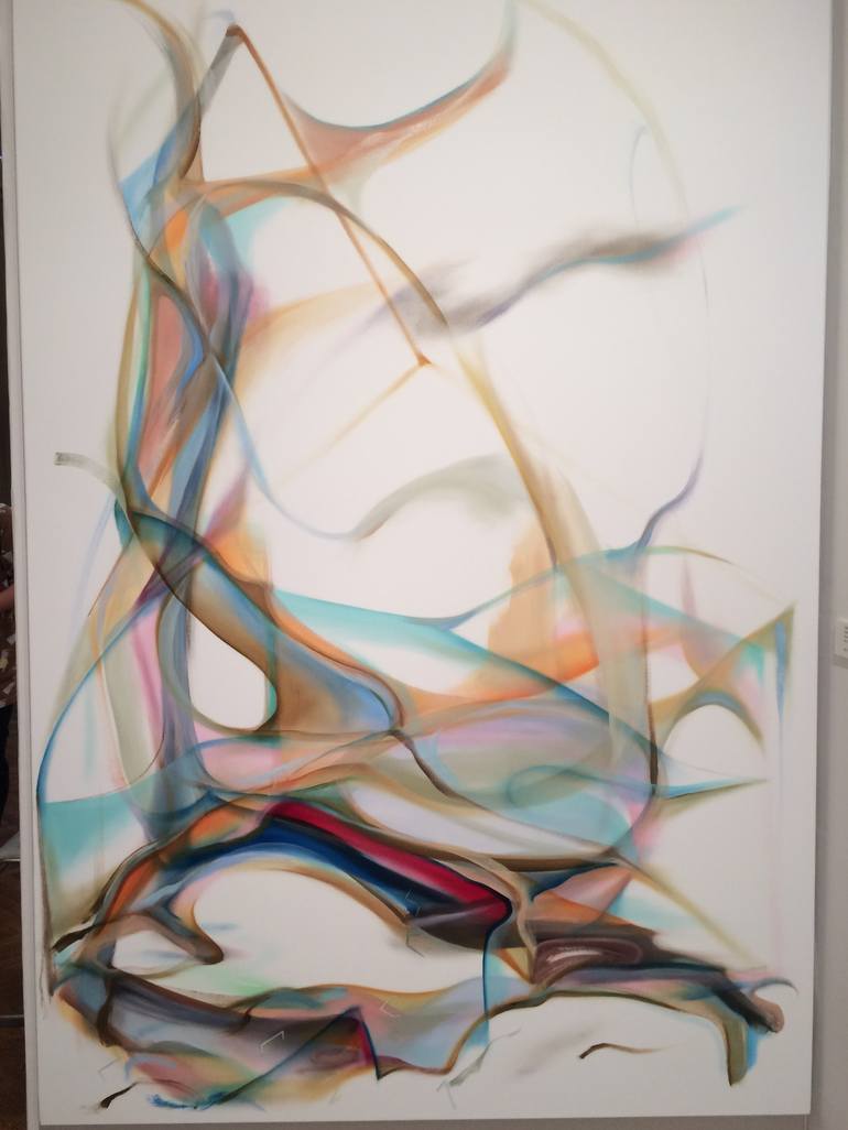 Original Abstract Painting by Naomi Yuki