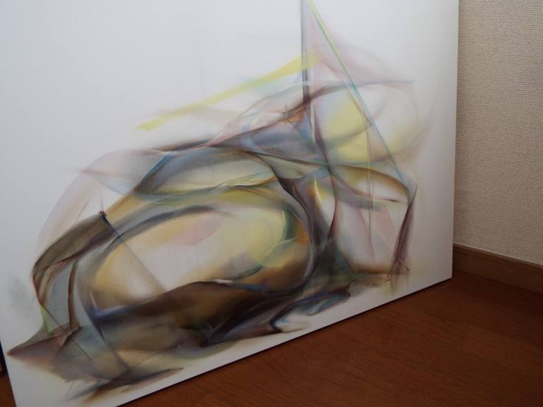 Original Abstract Painting by Naomi Yuki