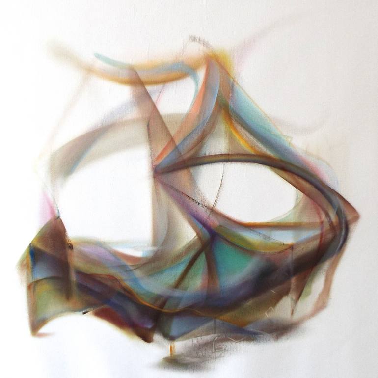 Original Abstract Painting by Naomi Yuki
