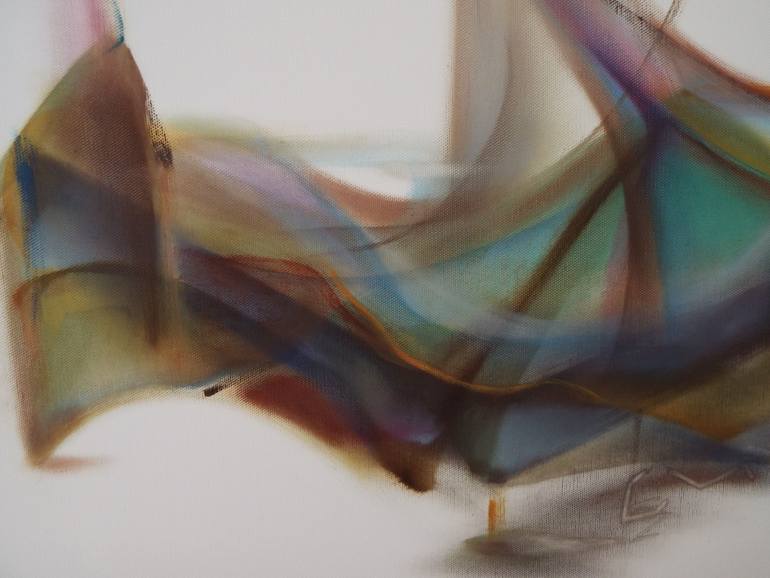 Original Abstract Painting by Naomi Yuki