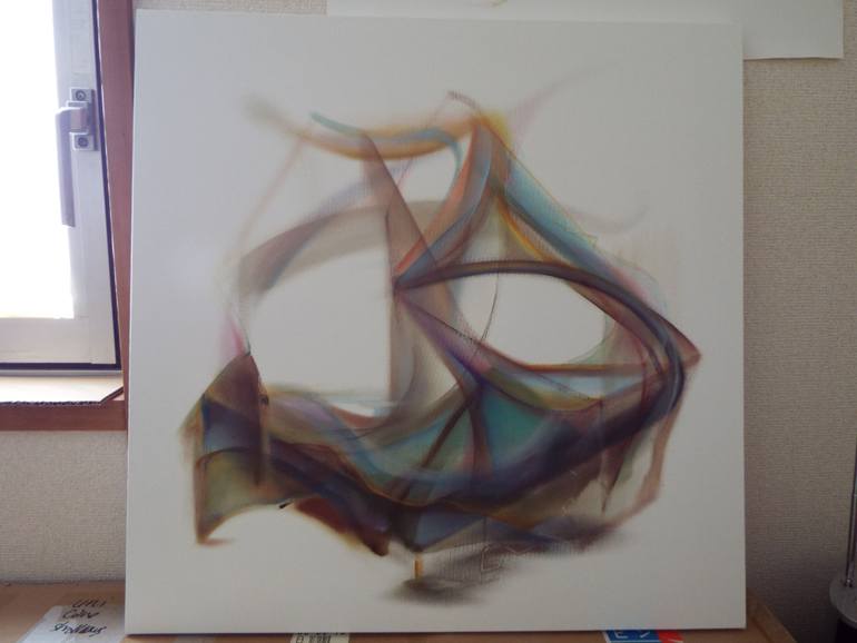 Original Abstract Painting by Naomi Yuki