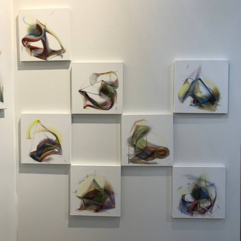 Original Abstract Painting by Naomi Yuki