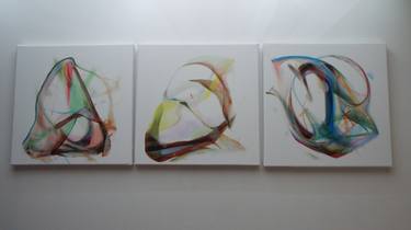 Original Abstract Paintings by Naomi Yuki