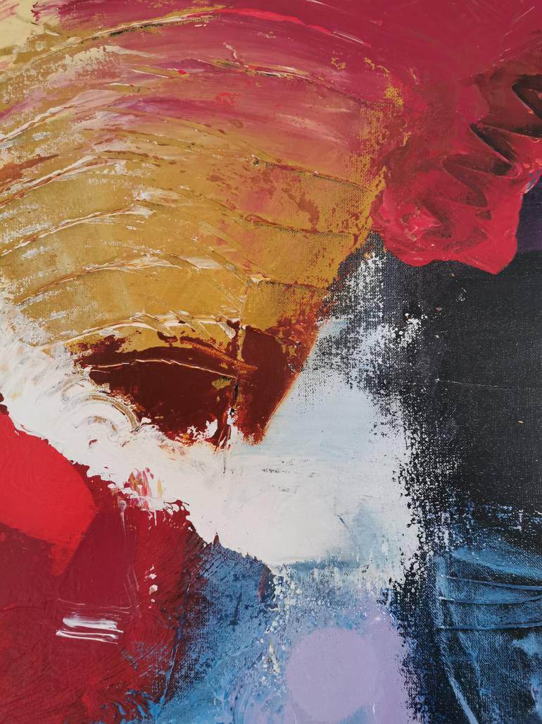 Original Abstract Painting by Willy Kammeijer