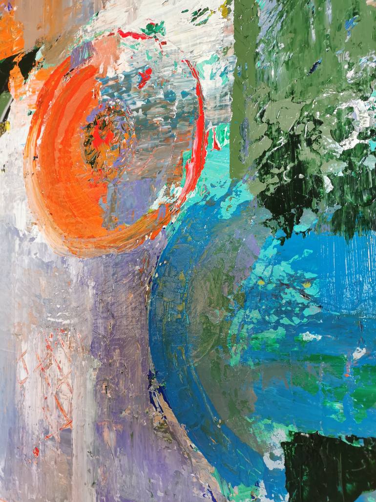 Original Abstract Painting by Willy Kammeijer