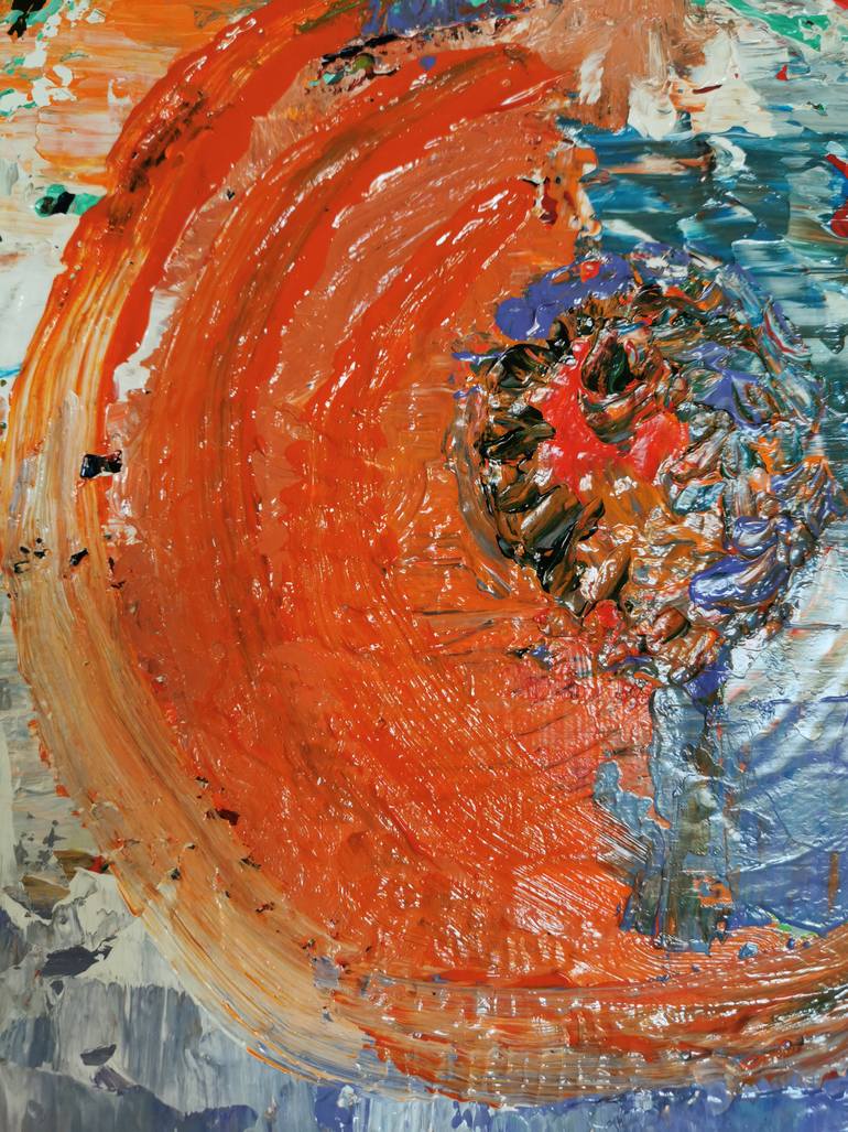 Original Abstract Painting by Willy Kammeijer