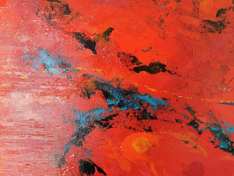 Original Abstract Expressionism Abstract Painting by Willy kammeijer