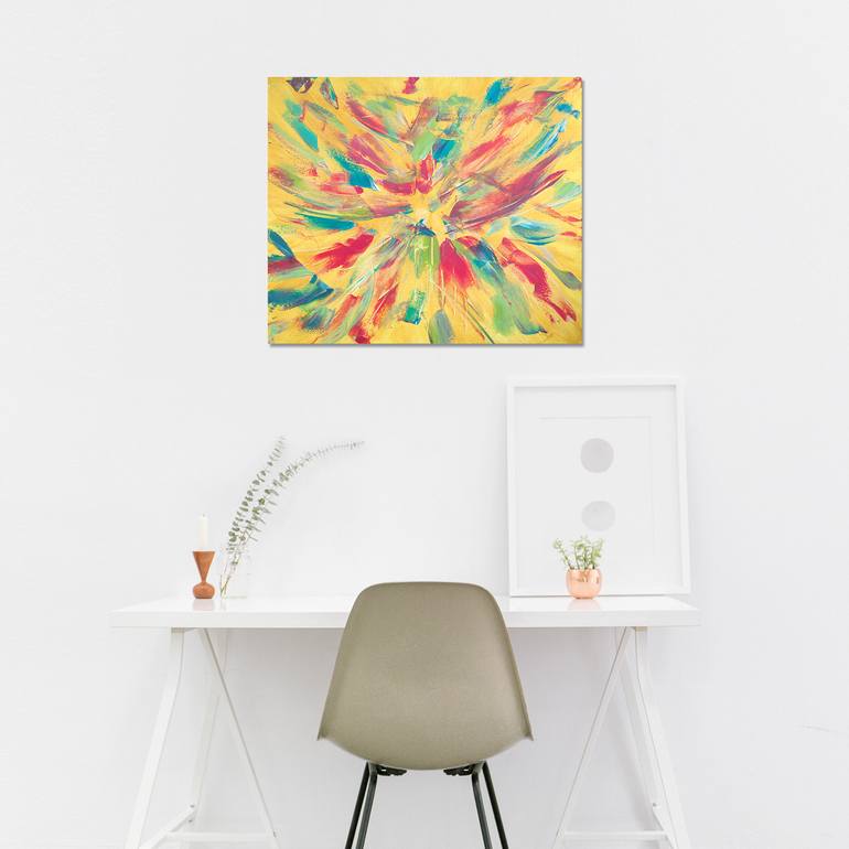 Original Abstract Expressionism Abstract Painting by Ivan Tsyganov