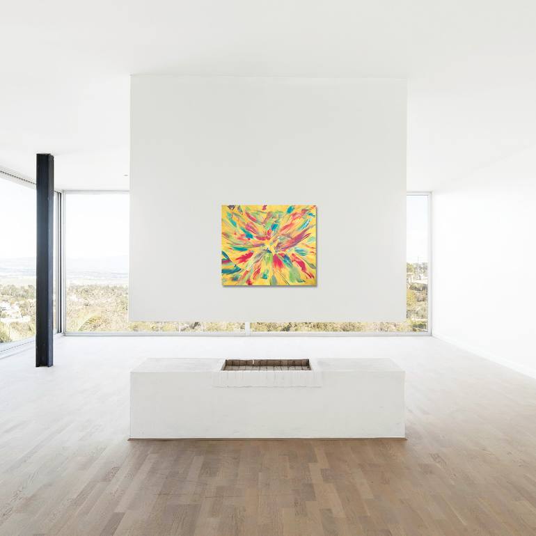 Original Abstract Expressionism Abstract Painting by Ivan Tsyganov