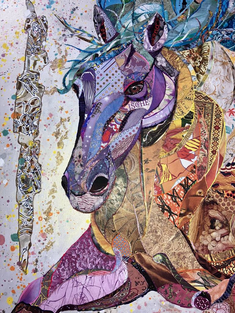 Original Animal Collage by Moira McAinsh