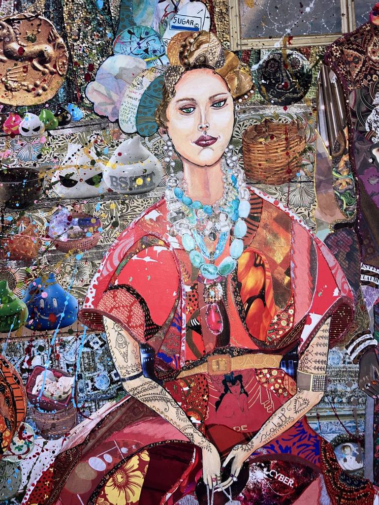 Original Abstract Women Collage by Moira McAinsh
