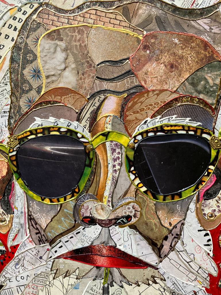 Original Abstract Men Collage by Moira Mcainsh