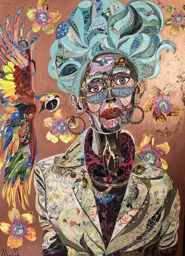 Original Abstract Women Collage by Moira Mcainsh