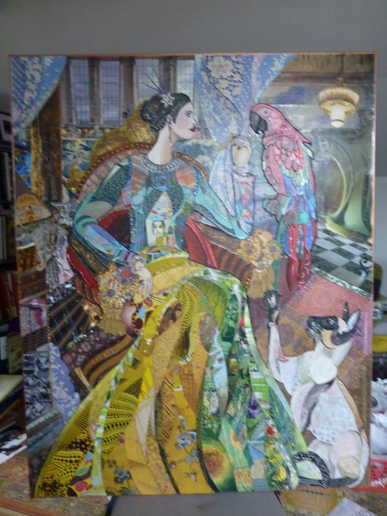 Original Art Deco Fashion Collage by Moira McAinsh