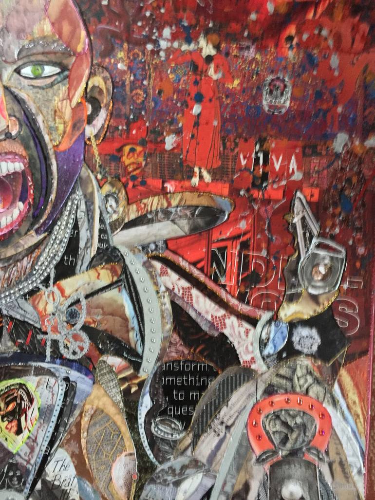 Original Figurative Men Collage by Moira Mcainsh