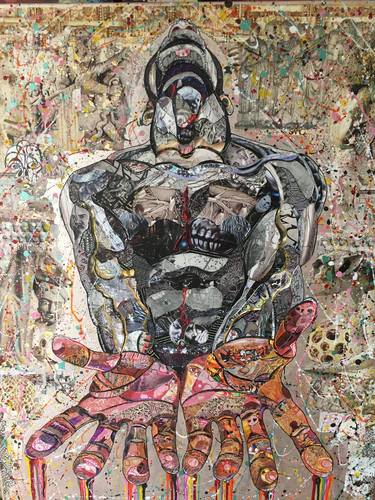 Original Nude Collage by Moira McAinsh