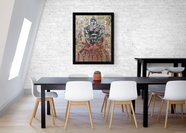 Original Figurative Nude Collage by Moira Mcainsh