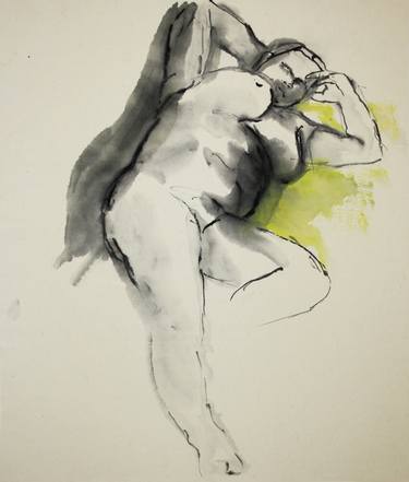 Original Nude Painting by Maroesja Lacunes - Roes