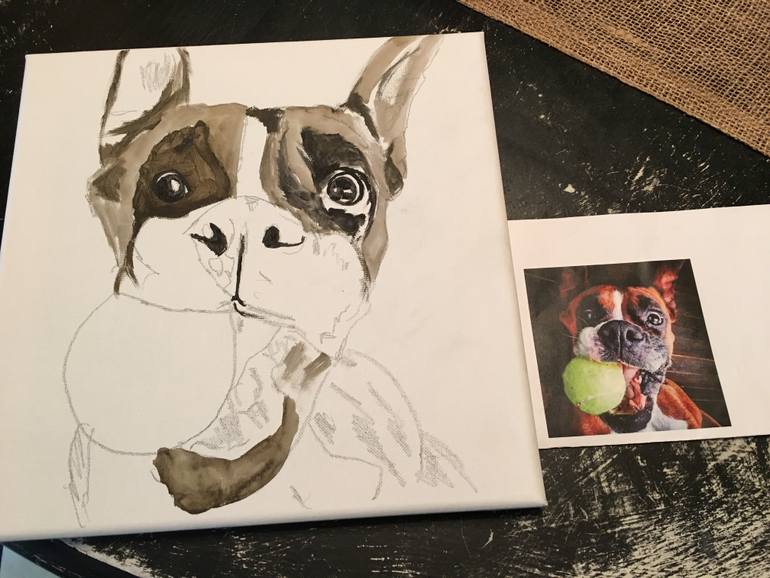 Original Realism Animal Painting by Kimberly Kirby