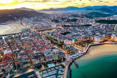 Aerial view Donostia San Sebastian # 33 thumb